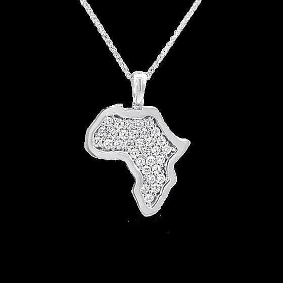 Medium Diamond Map of Africa image