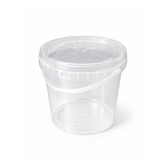 2.5LTR Bucket w/ Lid Clear - 01 Unit image